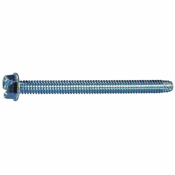 Midwest Fastener Sheet Metal Screw, 1/4" x 3 in, Zinc Plated Steel Flange Hex Head 5 PK 931787 - main